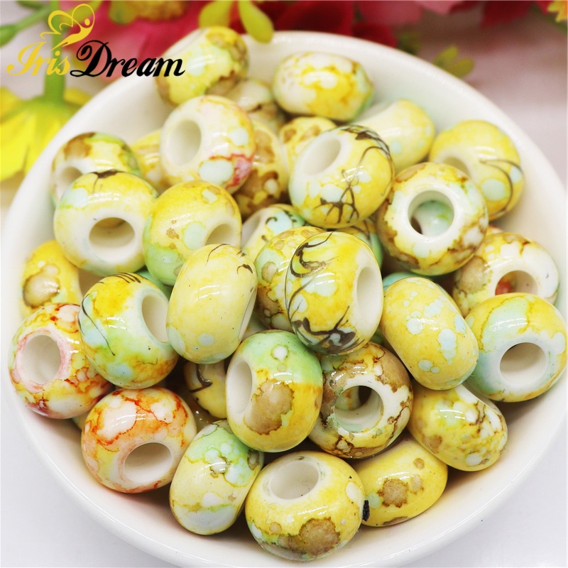 Resin Art Pen - 10 Pezzi Fiore Giallo Arte 14mm