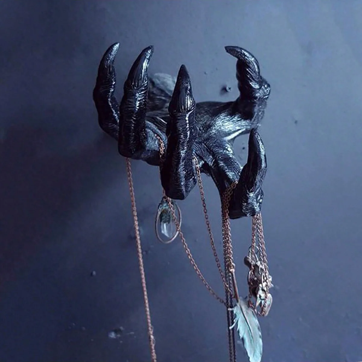 Resin Art Sculptures - Statua a mano di strega gotica