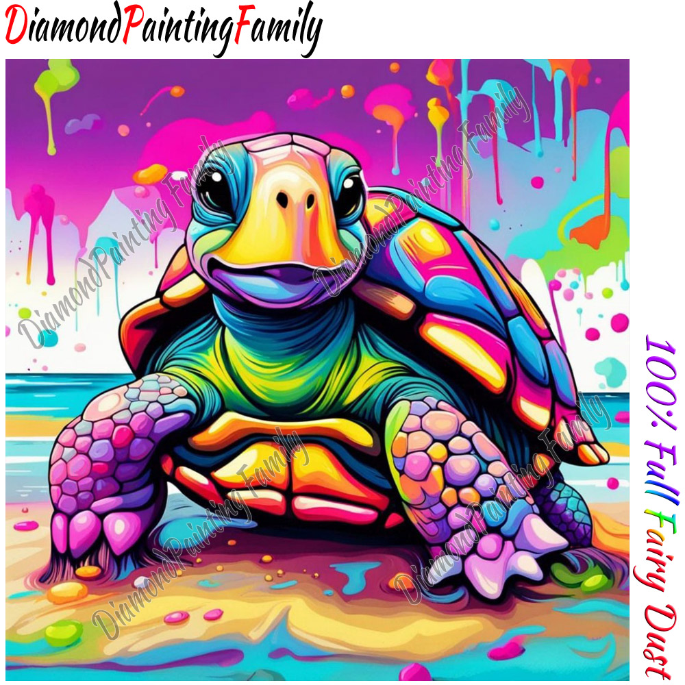 Resin Art Kit - Pittura diamante Famiglia Pieno Fata Polvere