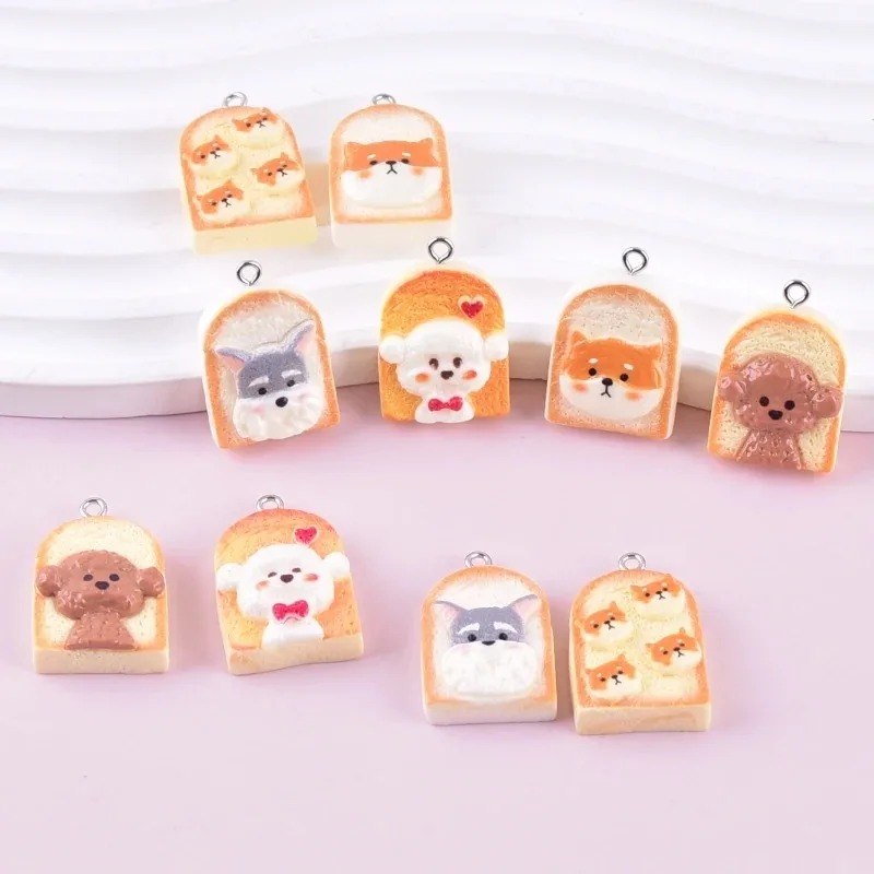 Resin Art Handmade - 10 Pezzi Ciondoli in Resina a