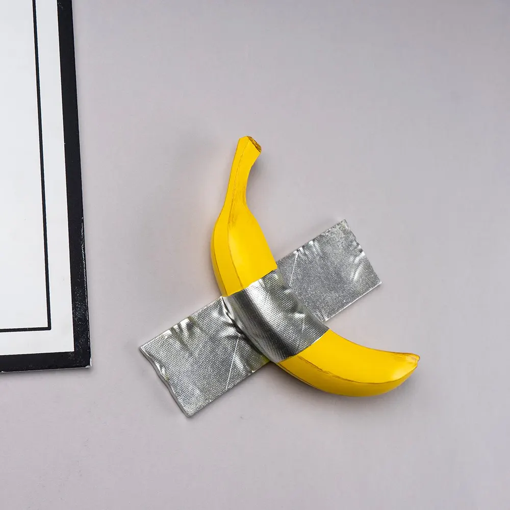 Resin Art Sculptures - Nastro in resina Banana Scultura Decorazione