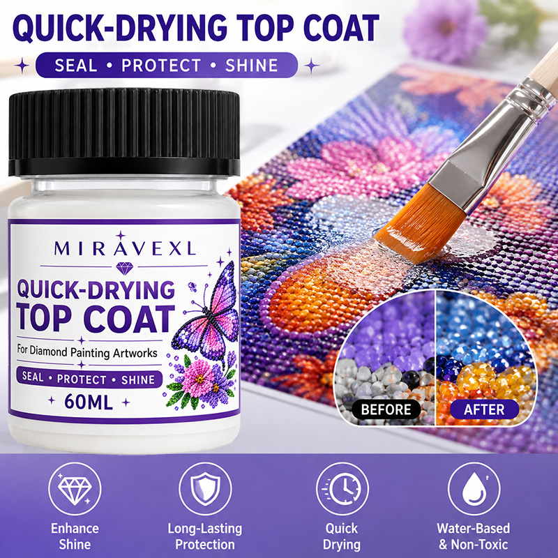 Resin Art Painting - Sigillante per Diamond Painting 60ml con