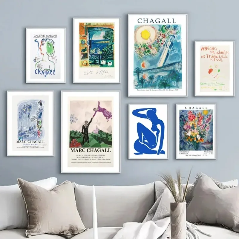 Resin Art Painting - Quadri Diamantati Marc Chagall Matisse Picasso,