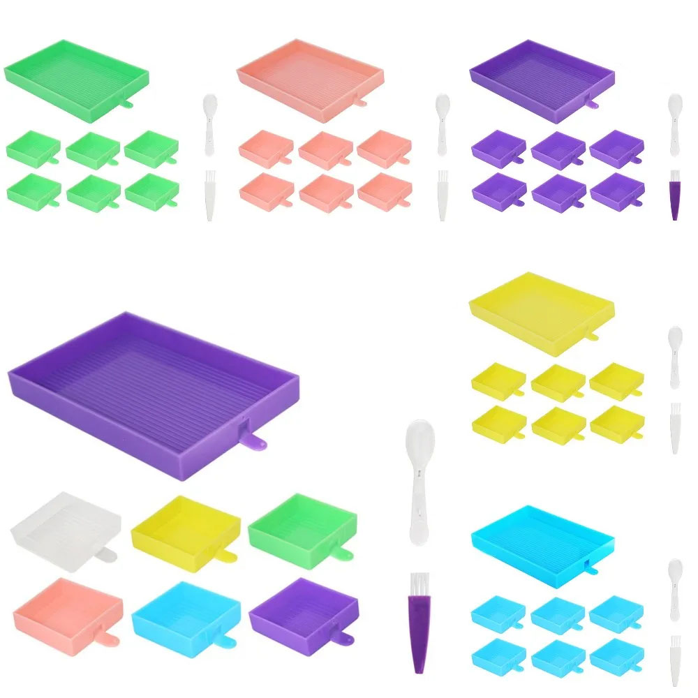 Resin Art Heart - 6 Grid Palette vassoio per pittura