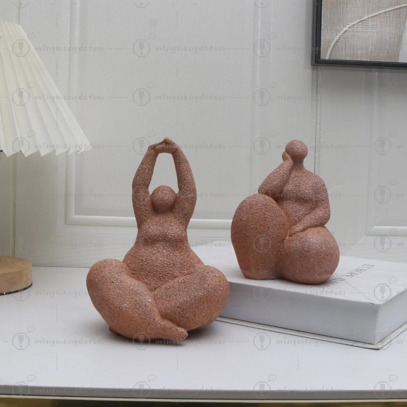 Resin Art Handmade - Statua di Donna Formosa in Resina