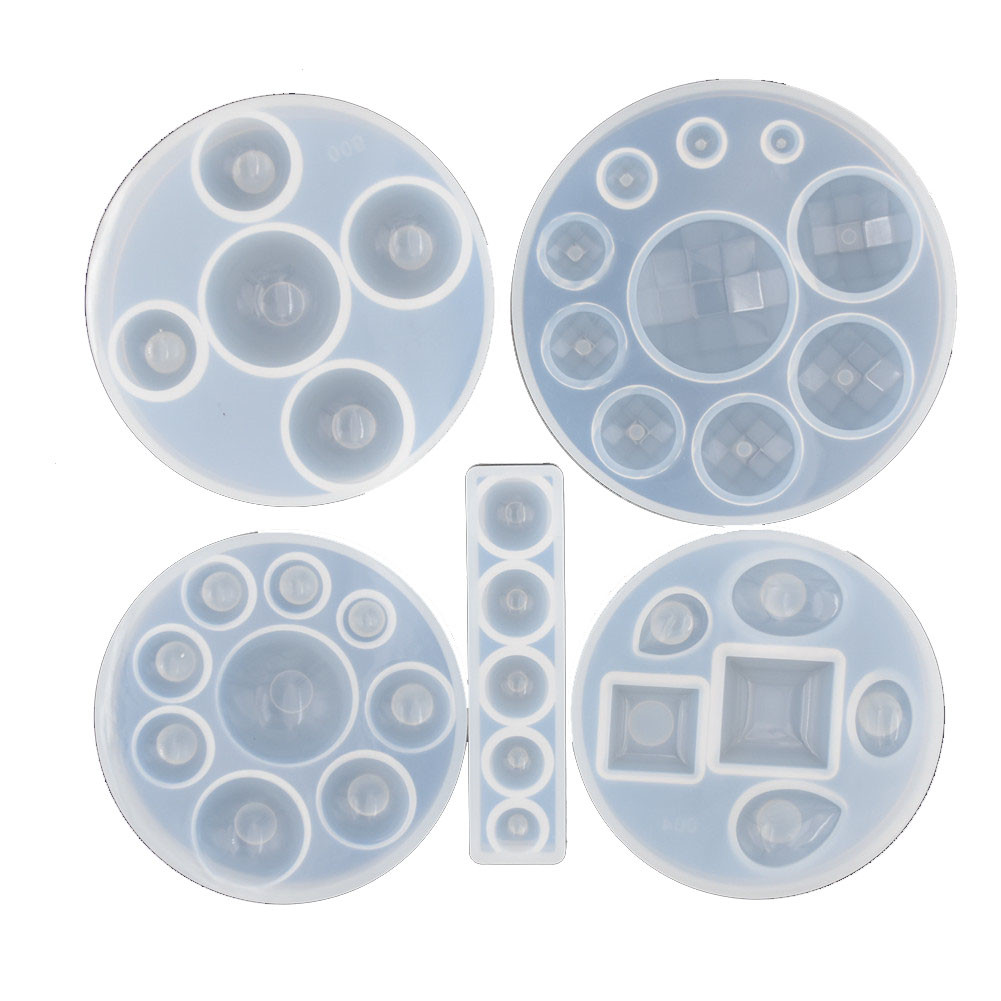 Resin Art Mould - Stampo in silicone mezza palla cabochon