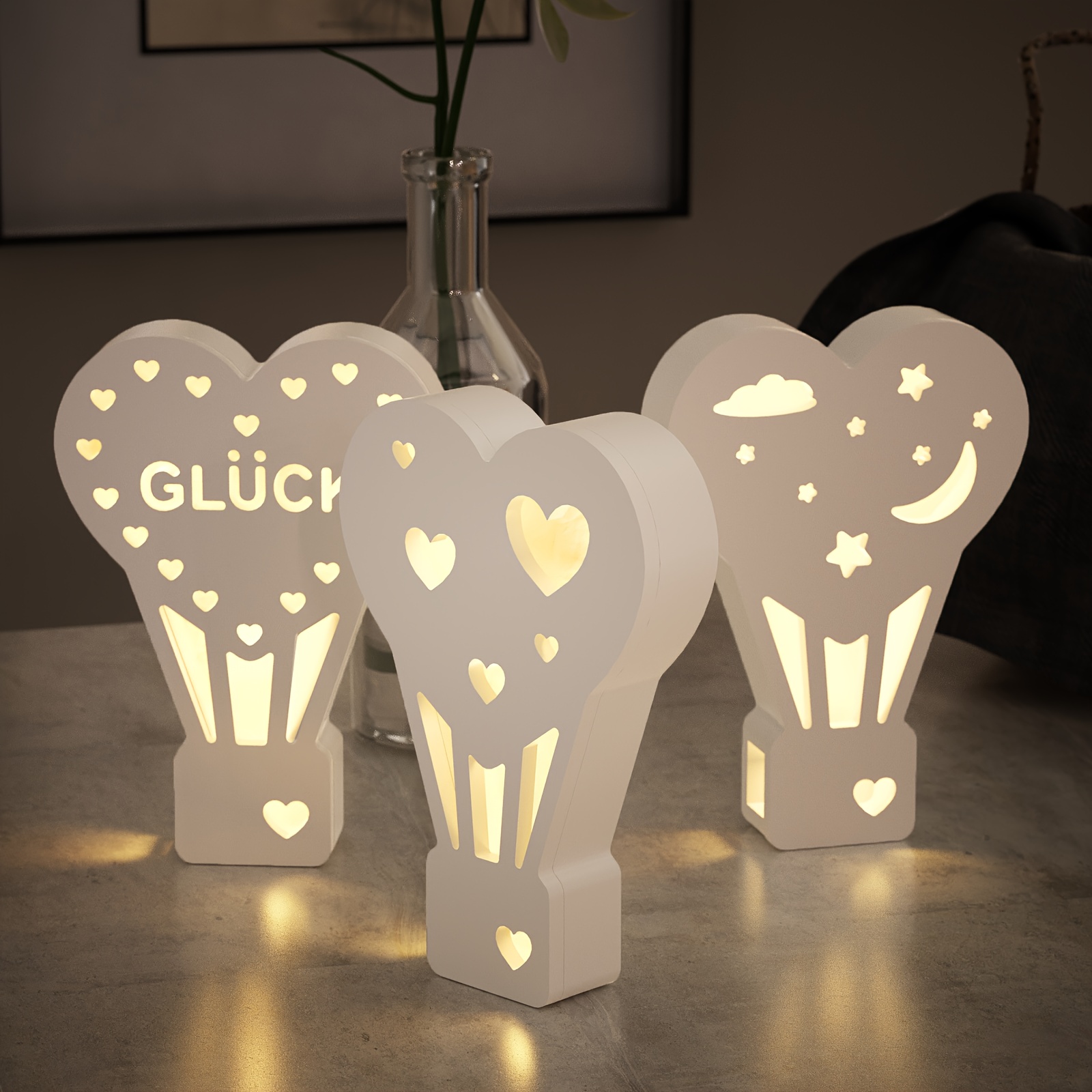 Resin Art Heart - Set di 5 Stampi in Silicone