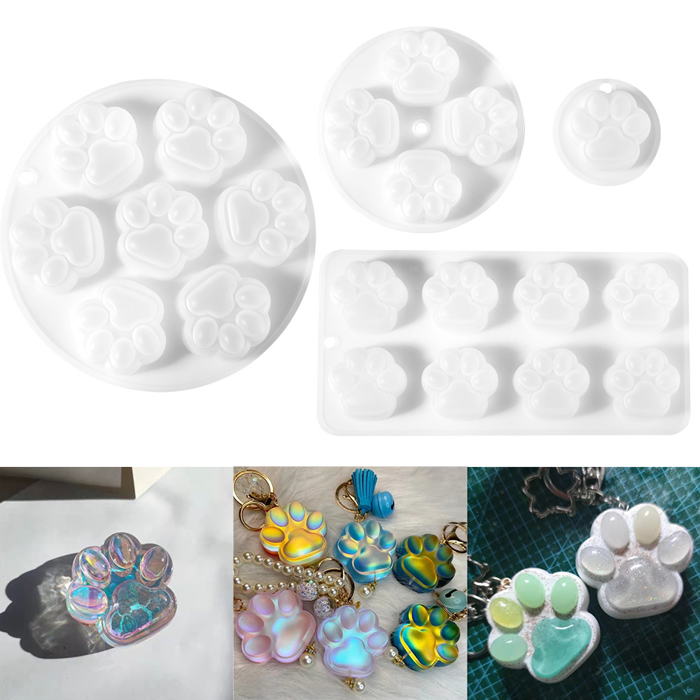 Resin Art Mould - Zampa di gatto Ciondolo Stampo in