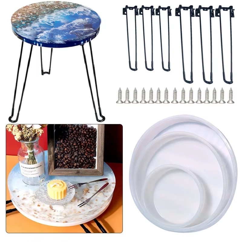 Resin Art Mould - Vassoio rotondo grande Stampo in resina
