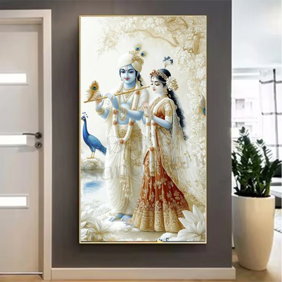 Signore Indiano Radha Krishna  - Resin Art Radha Krishna recensione e prezzo