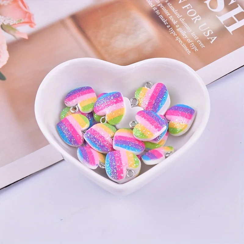 10 Pezzi Ciondoli a Cuore in R - Resin Art Essentials recensione e prezzo
