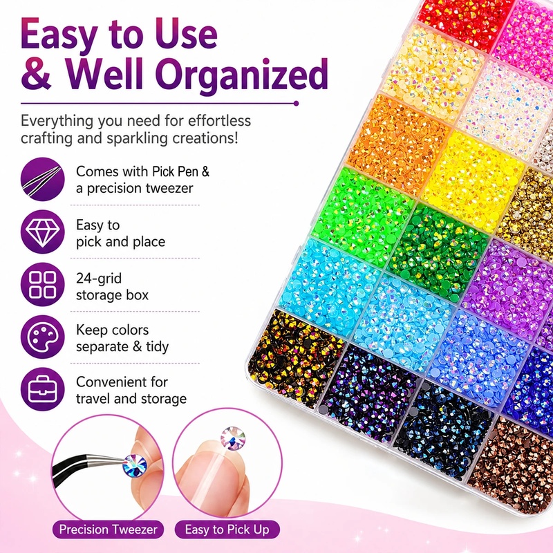10000 Pezzi Strass in Resina F - Resin Art Pen recensione e prezzo