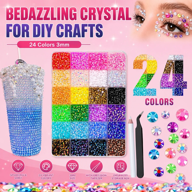 10000 Pezzi Strass in Resina F - Resin Art Pen recensione e prezzo