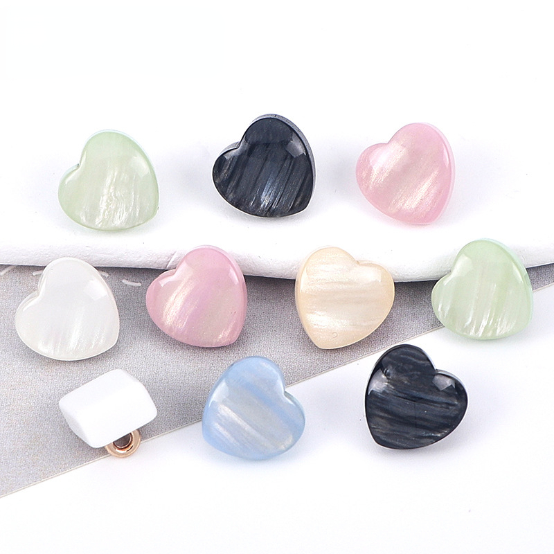 11mm 10pcs bottone quadrato a  - Resin Art Heart recensione e prezzo