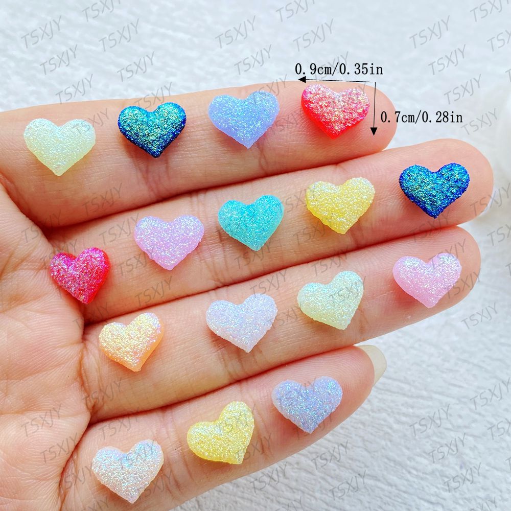 60 Pezzi Mini Cuori Colorati L - Resin Art Heart recensione e prezzo
