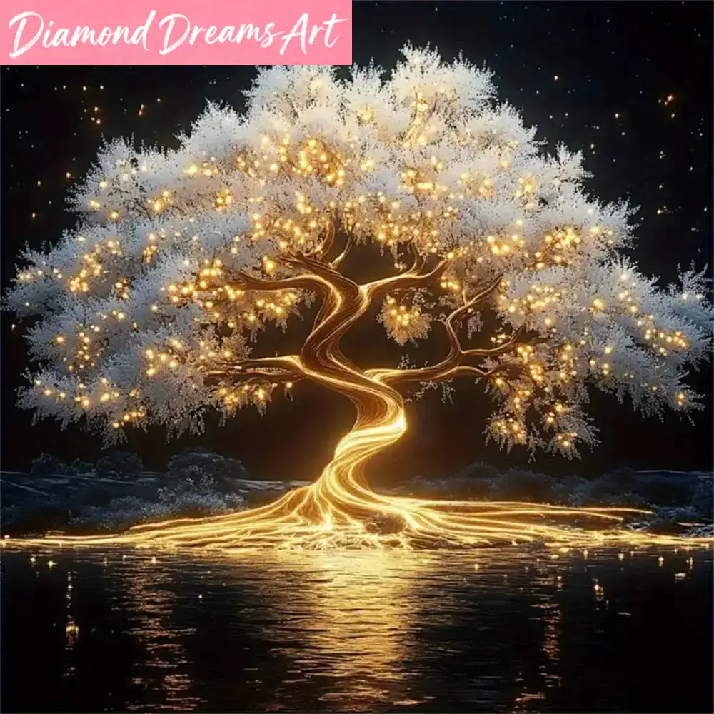 Pittura Diamante Senza Cornice - Resin Art Tree recensione e prezzo