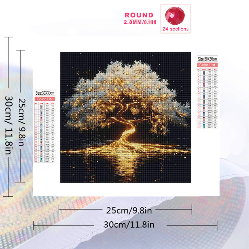 Pittura Diamante Senza Cornice - Resin Art Tree recensione e prezzo