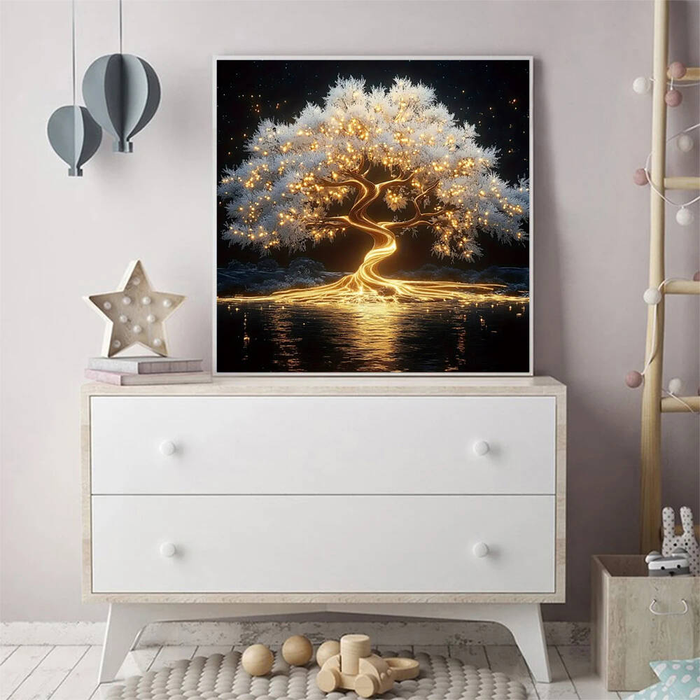Pittura Diamante Senza Cornice - Resin Art Tree recensione e prezzo