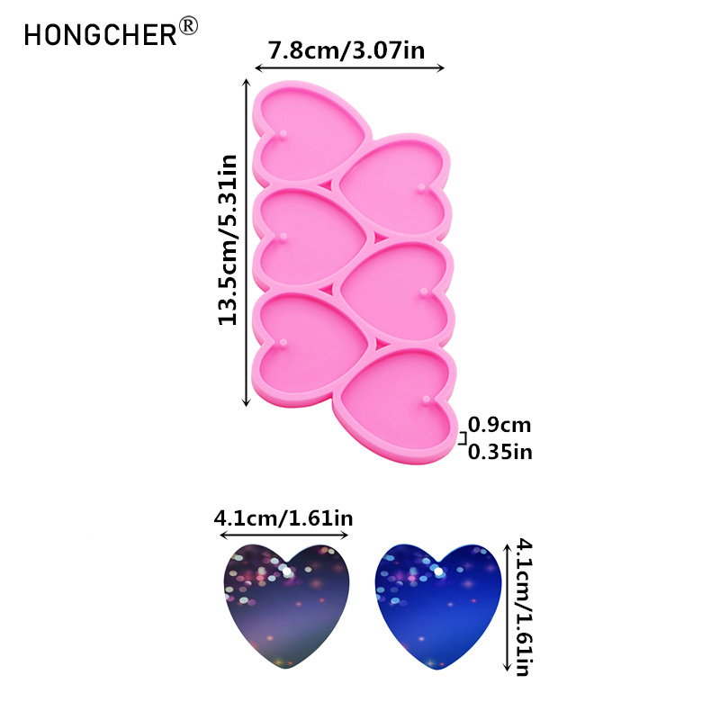 Stampo in silicone per resina  - Resin Art Heart recensione e prezzo